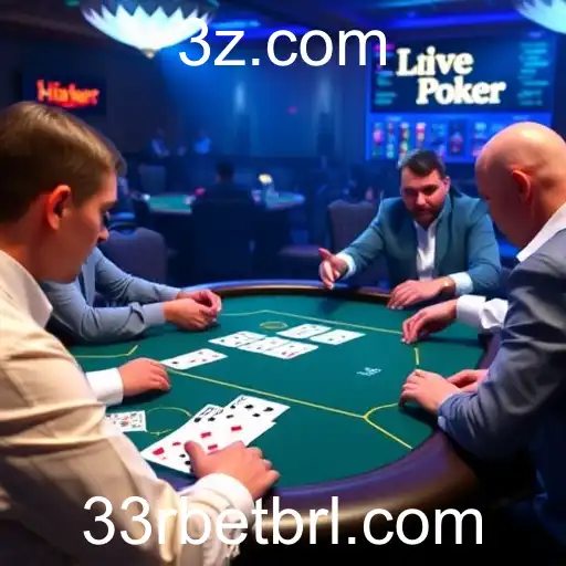 Experimente a Emoção do Live Poker no 33rbet